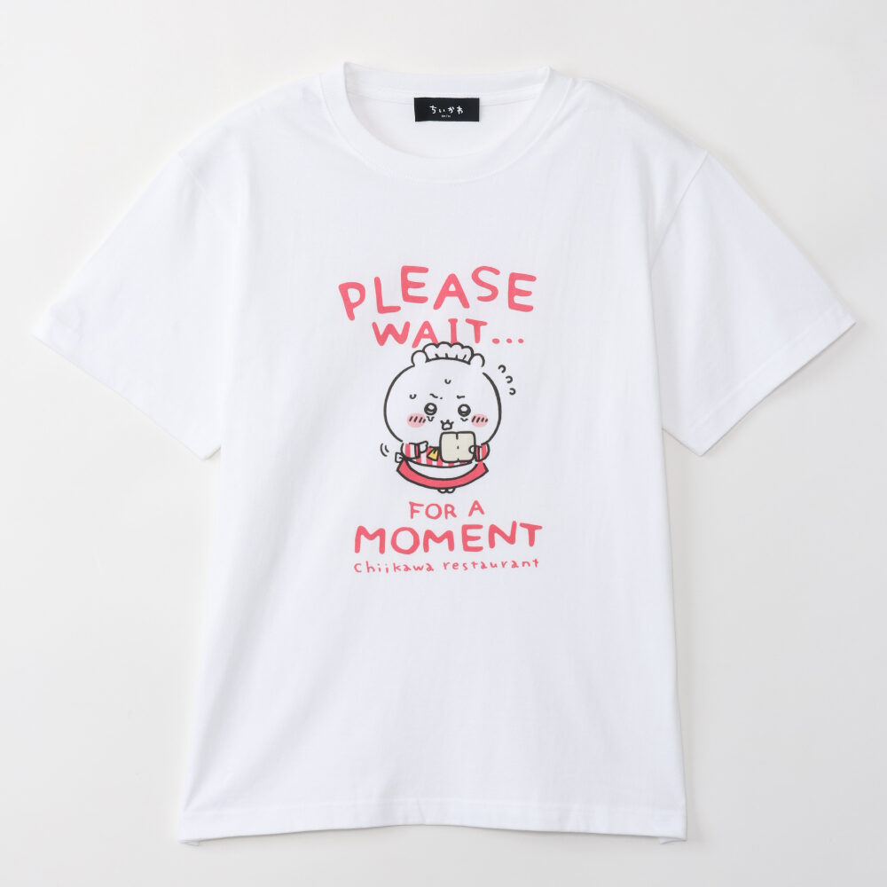 『ちいかわレストラン』ドリンクスタンド福岡PARCO　Tシャツ　ちいかわ　ホワイト